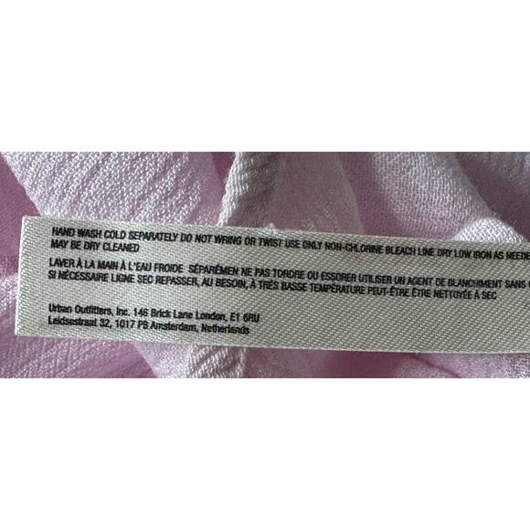 Free People Dress Women’s XS Pintuck Paradiso Maxi Pink Ruffles Bohemian - Picture 10 of 14